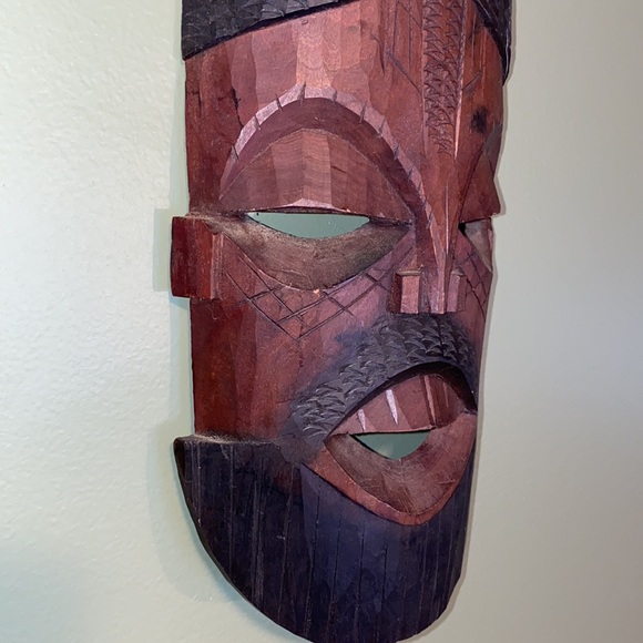 Decorative wooden mask - sold - Picture 2 of 10